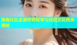 海角社区孟婆传奇故事与民间文化传承揭秘