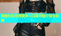 海角社区在线登录入口及功能介绍全攻略