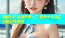 海角社区最新登录入口 视频分享高清剪辑尽在掌握