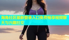 海角社区最新登录入口免费畅享视频聊天与兴趣社交