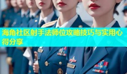 海角社区射手法师位攻略技巧与实用心得分享