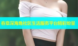 春意深海角社区生活服务平台精彩纷呈