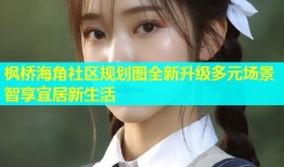 枫桥海角社区规划图全新升级多元场景智享宜居新生活