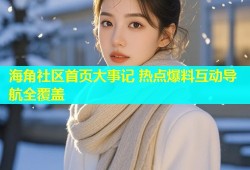 海角社区首页大事记 热点爆料互动导航全覆盖
