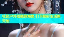 社区户外短视频海角 打卡精彩生活新天地