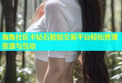 海角社区卡钻石智能交易平台轻松管理资源与互动