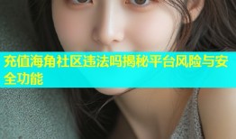 充值海角社区违法吗揭秘平台风险与安全功能