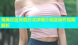 海角社区充值方式详细介绍及操作指南解析